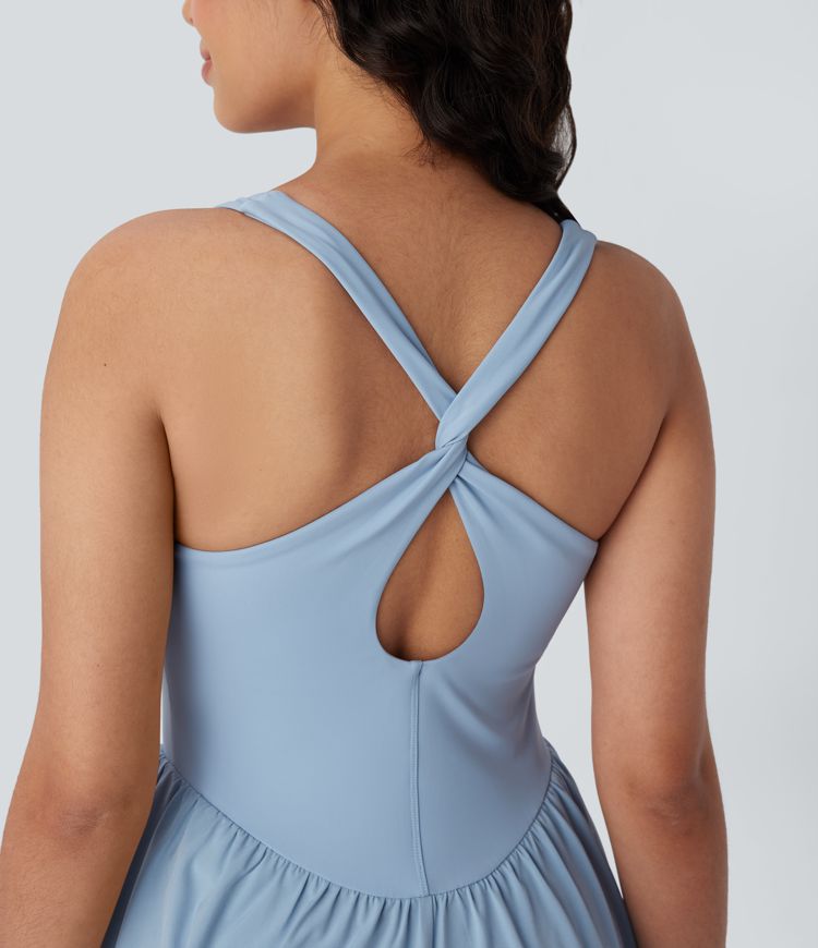 breezeful corset 2-in-1 pocket mini quick dry flowy pickleball active dress-langere lengte