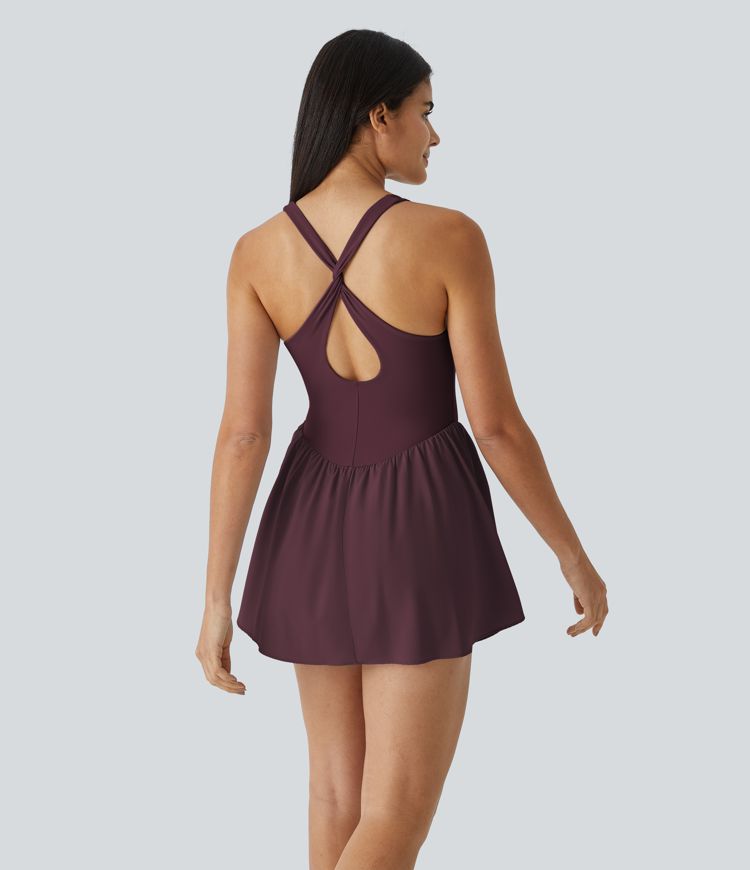 breezeful corset 2-in-1 pocket mini sneldrogende flowy pickleball active dress ac cups