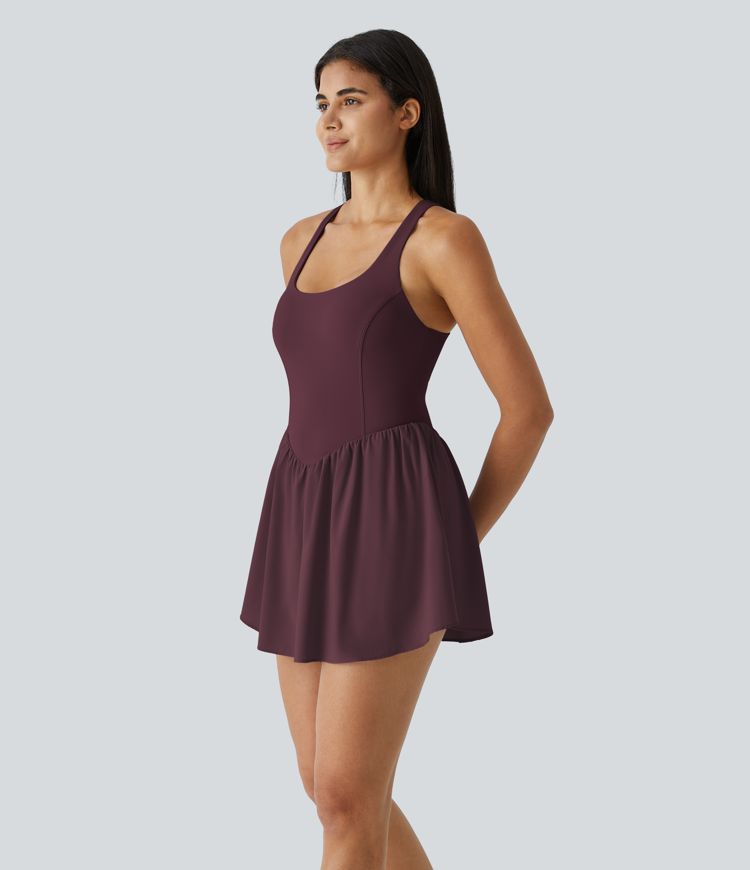 breezeful corset 2-in-1 pocket mini sneldrogende flowy pickleball active dress ac cups