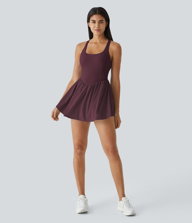 breezeful corset 2-in-1 pocket mini sneldrogende flowy pickleball active dress ac cups