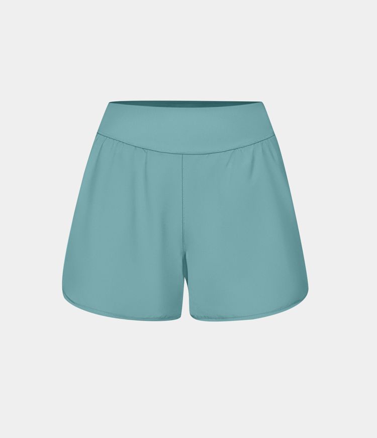 breezeful casual shorts met hoge taille en zakken sneldrogend 10 cm