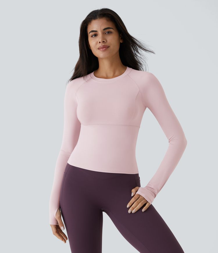 yoga sporttop met stevige duimgat