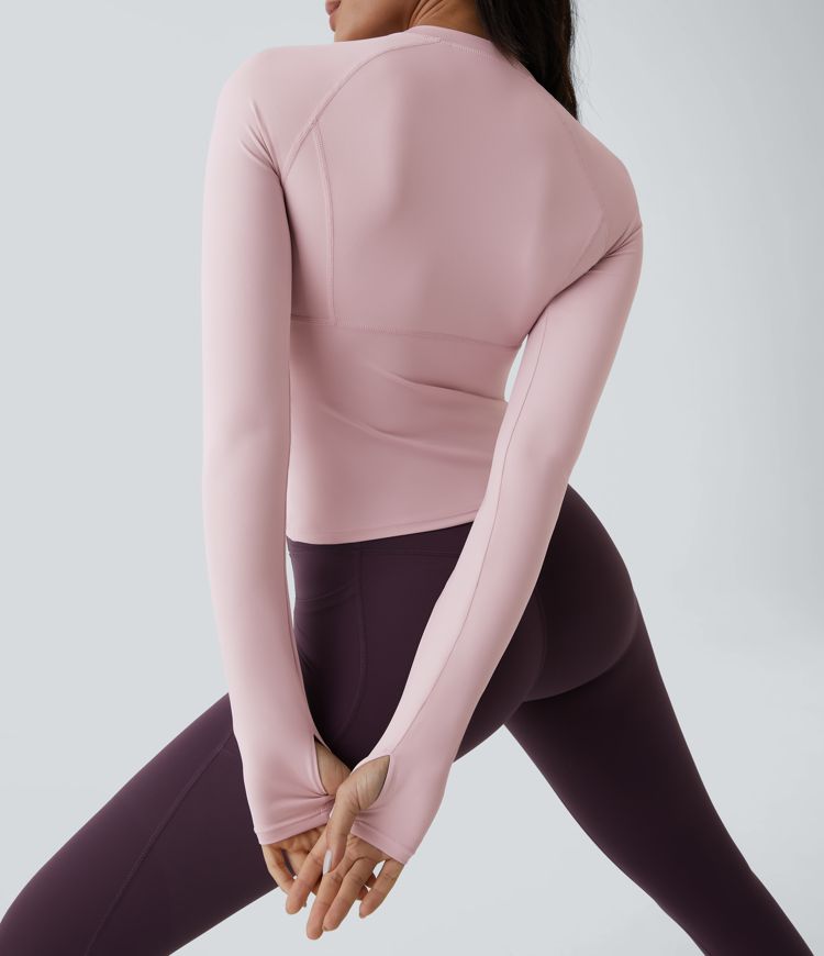 yoga sporttop met stevige duimgat