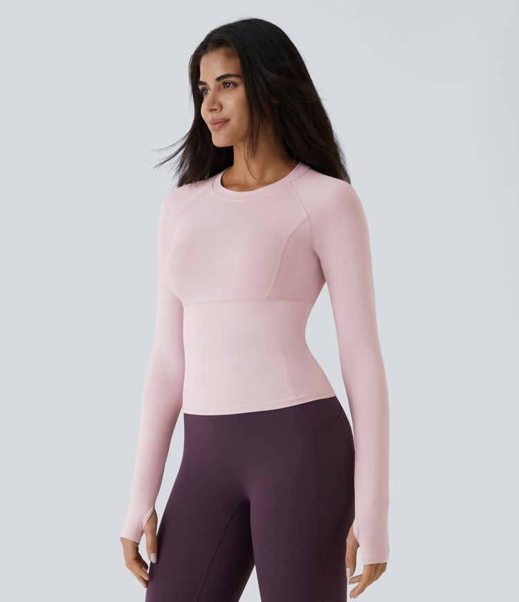 yoga sporttop met stevige duimgat