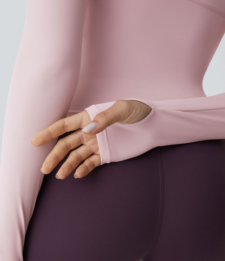 yoga sporttop met stevige duimgat