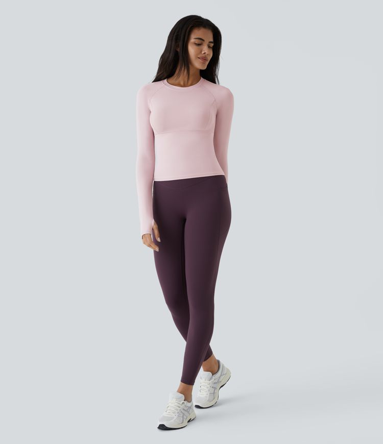 yoga sporttop met stevige duimgat