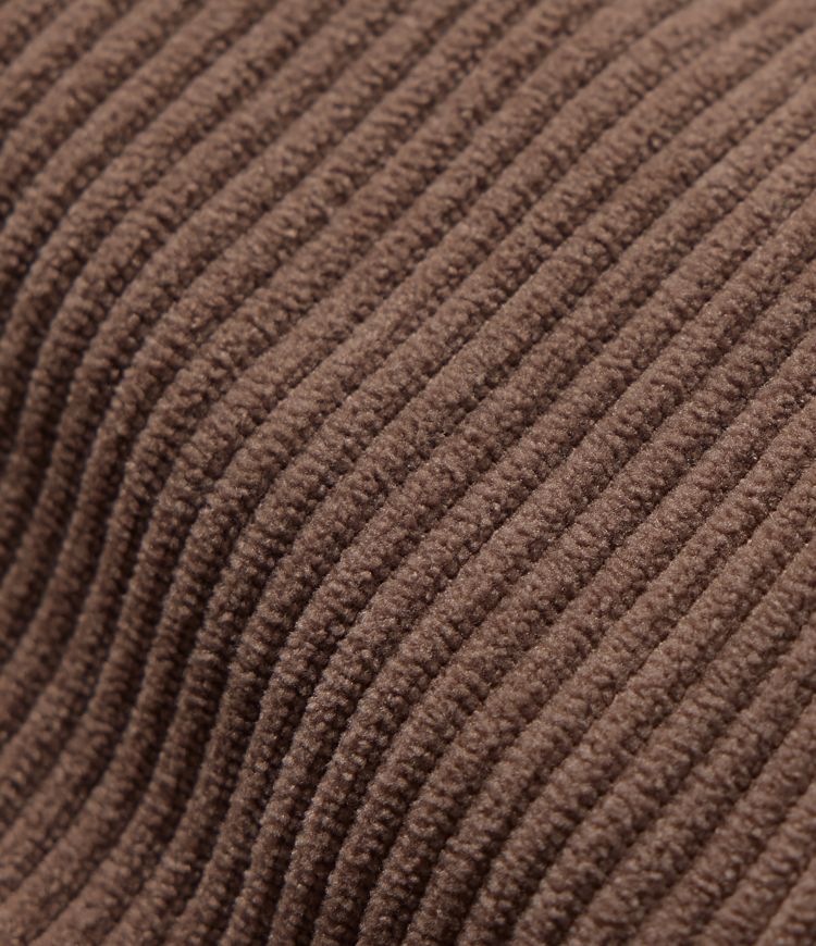 casual corduroy pufferjack met opstaande kraag en zakken